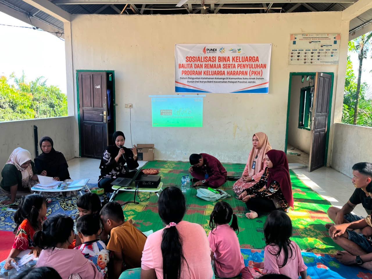 Dokumentasi kegiatan sosialisasi bina keluarga remaja dan penyuluhan program keluarga harapan